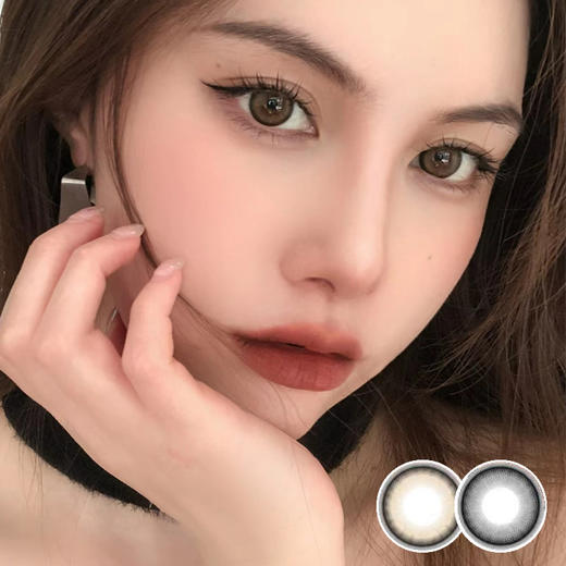 KIKICON /  美瞳月抛 /  骄阳琥珀/香叶乌龙 /  2片入 /  14.2mm /  适中扩瞳 商品图1
