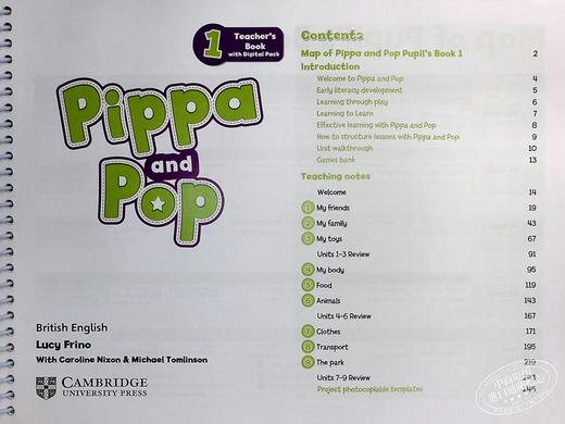 【中商原版】Pippa and Pop Level 2 英文原版剑桥幼儿英语级别2套装3册 学生书+活动用书+练习册 学龄前儿童幼教启蒙识字算术 商品图4