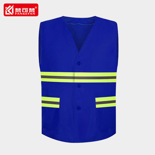 环卫服马甲印字反光背心园林保洁铁路施工反光马甲环卫工人工作服 商品图4