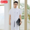夏季白大褂短袖医生护士服医师大衣化学实验室美容院工作服绣字 商品缩略图0