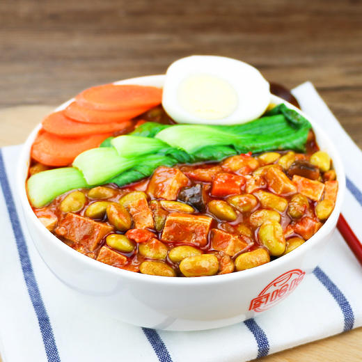 厨哈哈方便菜肴包毛豆杂酱200克10包外卖盖浇饭料理包速食菜冷冻快餐
