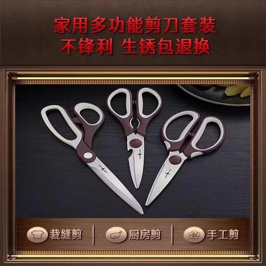 德国SSGP三四钢剪刀家用厨房不锈钢手工剪纸剪布裁布裁缝剪缝纫专用剪子 商品图1