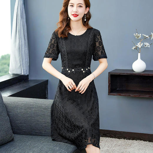 YUN 771重磅真丝显瘦夏显瘦桑蚕丝裙 商品图1