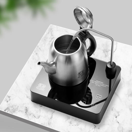 【泡茶专用神器】吉谷 半自动上水电热水壶 304不锈钢 茶台烧水壶（京东同款） 商品图1