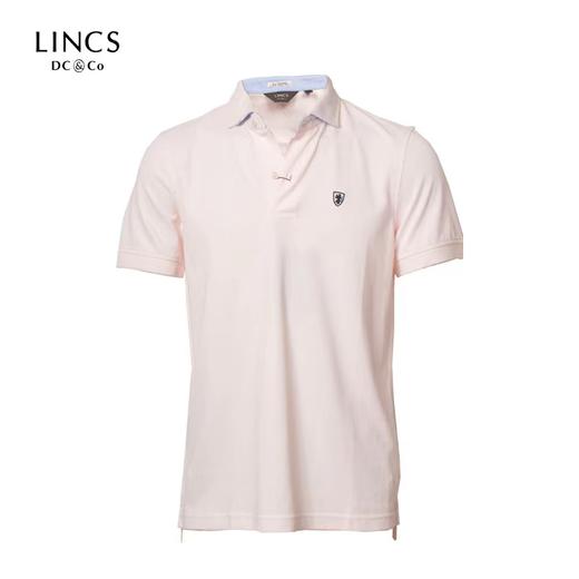 菱科斯男士短袖T恤春夏DC净领色单珠地短袖SS15KT307 商品图1