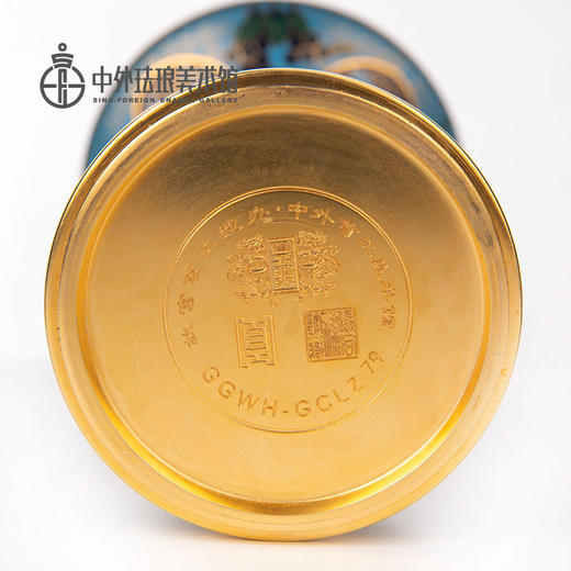 故宫六珍之《掐丝珐琅出戟花卉纹花觚》 商品图4
