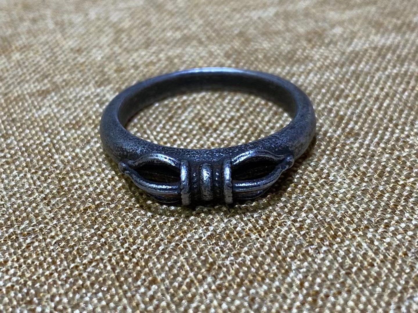 手工老天铁戒指