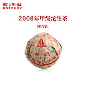 澜沧古茶2008年甲级沱生茶乔木老树云南茶叶老茶沱1沱100g