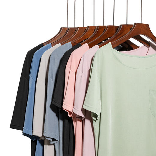 【凉感丝滑情侣家居服 】春夏新款冰丝凉感睡衣 冰丝面料 透气亲肤 可居家可外穿 多色可选 商品图7