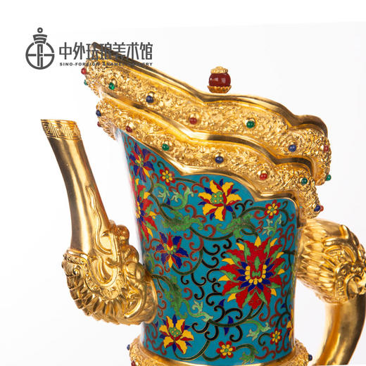 故宫六珍之《掐丝珐琅缠枝莲纹多穆壶》 商品图4