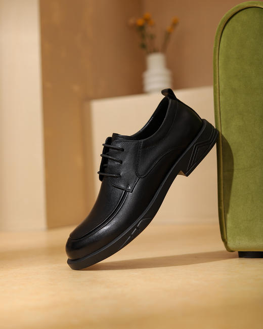 西村名物2022新款一脚蹬男单鞋男鞋真皮男士商务皮鞋皮鞋男10821 商品图2