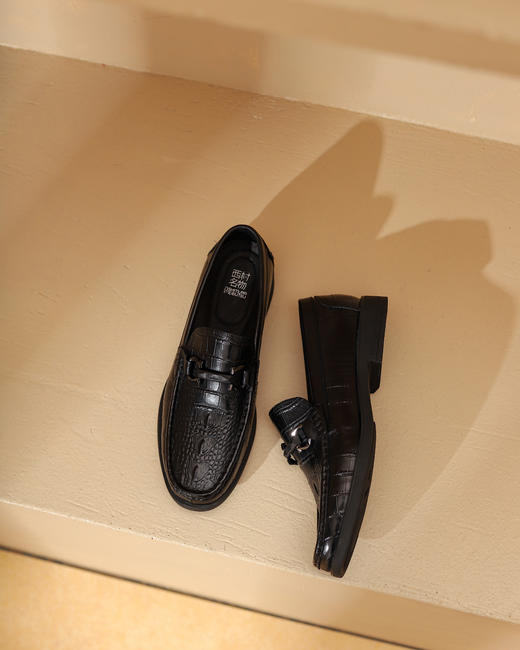 西村名物2022新款一脚蹬男单鞋商务皮鞋皮鞋男10791 商品图1