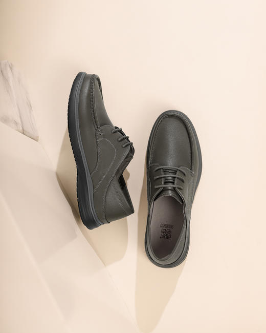 西村名物2022新款一脚蹬男单鞋男鞋真皮男士商务皮鞋皮鞋男X12AW10781 商品图1