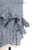 TYNVIE 大木耳边装饰无袖上衣-牛仔蓝 商品缩略图1