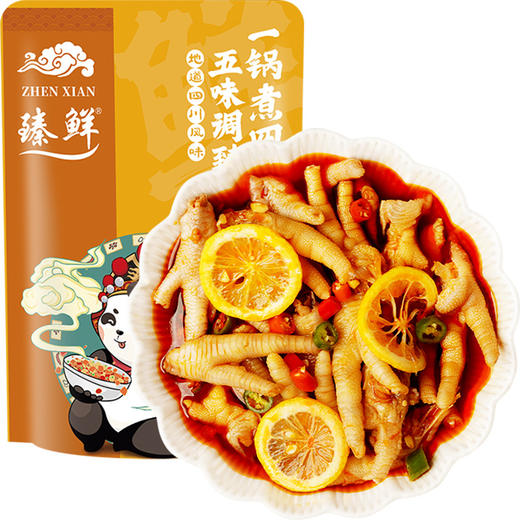 【食品酒水】泰式风味汁泡凤爪网红柠檬无骨鸡爪调料汁商用酸辣调料包家庭装 商品图3