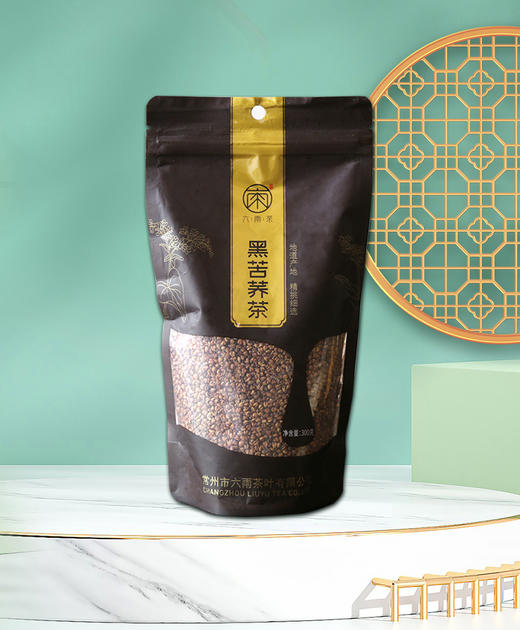 【江南六雨茶】黑苦荞茶大凉山颗粒苦荞茶麦香型 商品图0