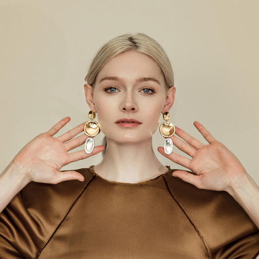 J.HARDYMENT | XL Small Thumbprint Chandelier Earrings [耳环 2色] 商品图5