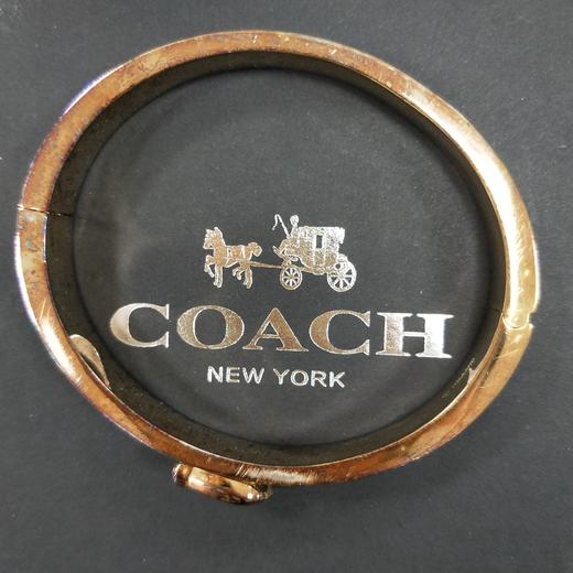 889295342343 COACH 蔻驰女士经典C标志时尚百搭手镯F76634 F76634GDBRZ 商品图2