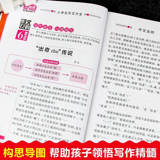 (仓发) 小学生作文大全 班主任推荐作文书素材辅导三四五六年级3-4-5-6年级8-9-10-11岁适用满分作文大全/吉林文史出版社/9787547218532 商品图3