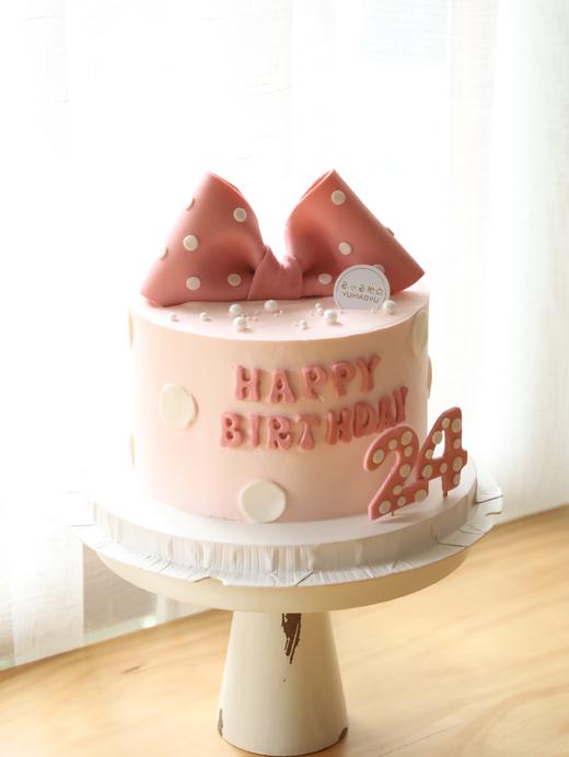 粉色波点蝴蝶结（数字可以更改） 商品图3