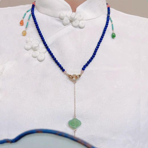 【采购专享】宫里的世界  迷你朝珠系列青金石项链 商品图1