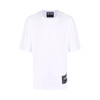 VERSACE JEANS COUTURE 范思哲 男士棉质字母logo印花圆领短袖T恤 白色 72GAHT18 CJ00O 003 商品缩略图0