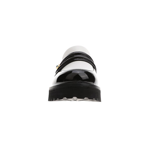 sheme真皮女鞋商务经典新意大利进口皮料超轻厚底乐福鞋可定制 商品图2