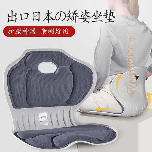 【久坐族、上班族福音！】Ailaisi爱莱斯矫姿护腰花瓣坐垫对标出日本久坐神器正确支撑腰部坐姿矫正美臀矫姿护脊椎垫子全天舒适坐感！ 商品图1