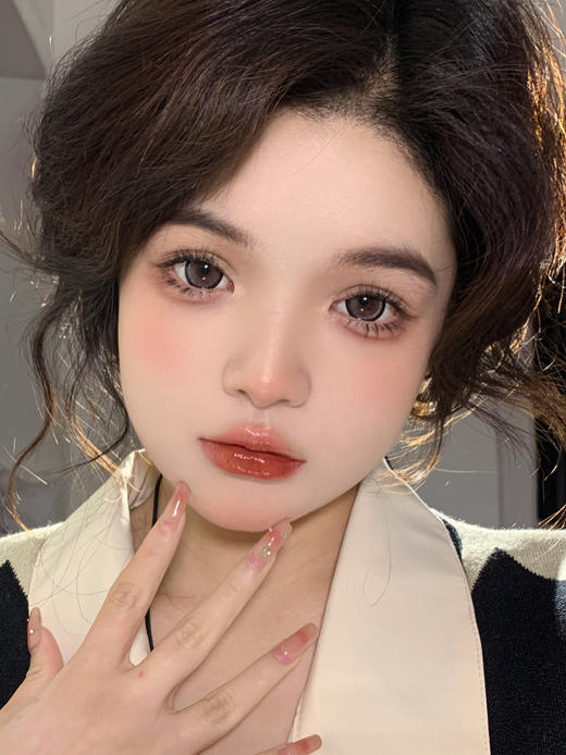 (年抛) 甜酒粉AgensColor  /大直径14.5 着色14.4/   (同品牌多副更划算 选款色板在详情页）复古粉钻 商品图4