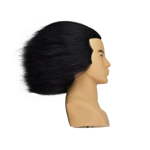 飞彩10寸黑色全人发男士带肩教练头 商品图3