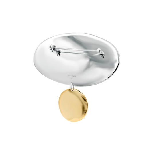 J.HARDYMENT | XL Oval Thumbprint Drop Pendant Brooch [ 胸针 混色] 商品图3