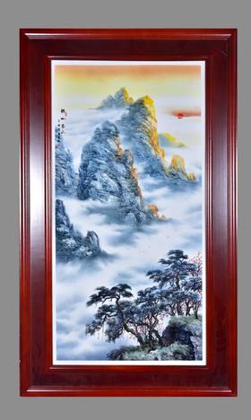 釉上彩稳如泰山