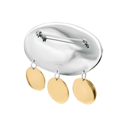 J.HARDYMENT | XL Oval Thumbprint Charm Drop Brooch [ 胸针 混色] 商品图1