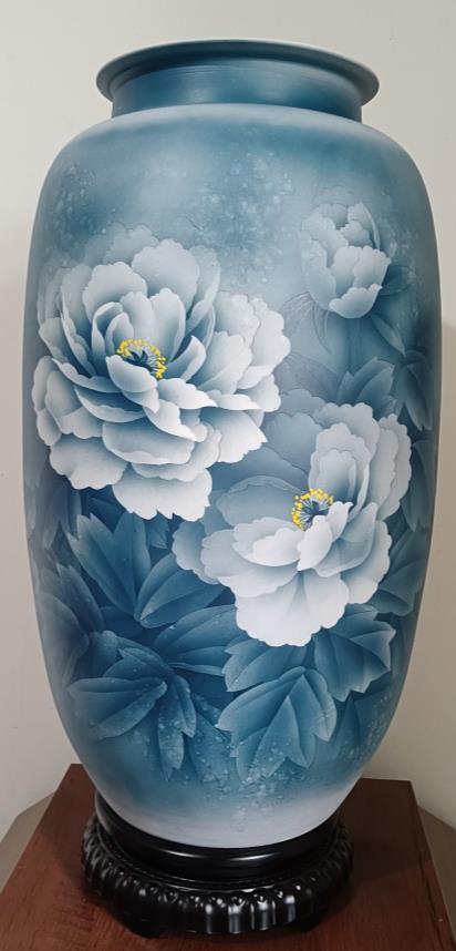 釉下彩盛世国风赏瓶 商品图0