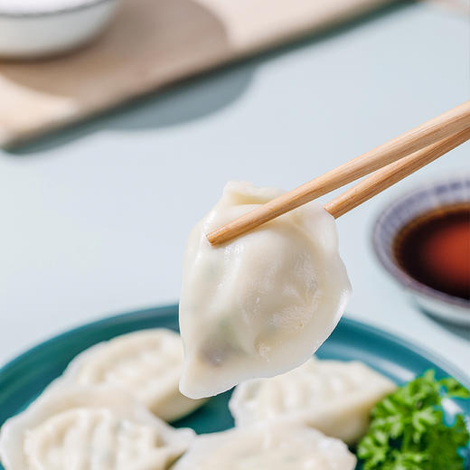 【山东省级非遗技艺】鲅鱼水饺  形如元宝 大袋实惠装  500g/袋（每袋约20个） 商品图1