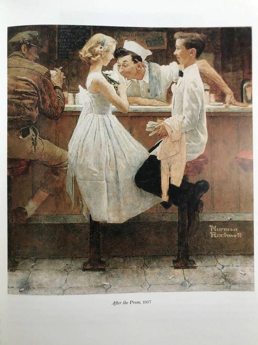 诺曼·洛克威尔美国人民画集（馆藏） 156幅插图（133幅彩色） 精装大16开 商品图10