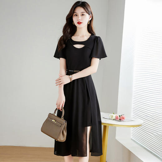 YWE FC1582时尚修身显瘦贵夫人连衣裙 商品图0