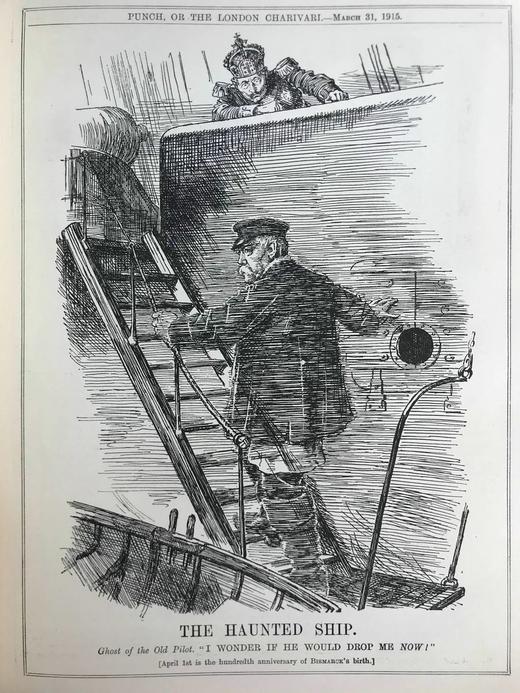 1915年1-6月 英国讽刺漫画杂志《笨拙》 数百幅插图 漆布精装16开 商品图4