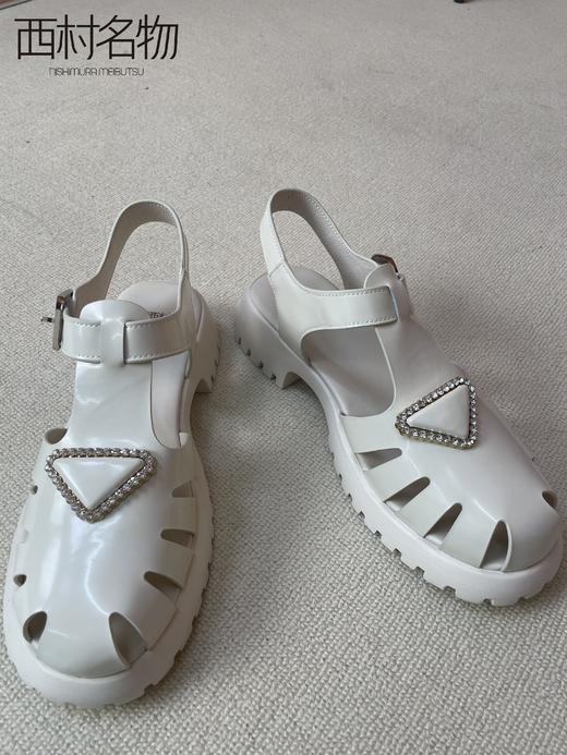 西村名物包头罗马凉鞋女2022年新款夏季百搭软底平底猪笼鞋X22BG24861 商品图2