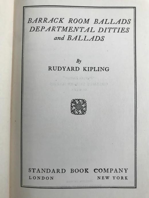 1930年 吉卜林《营房谣》 1幅插图 精装32开 商品图2