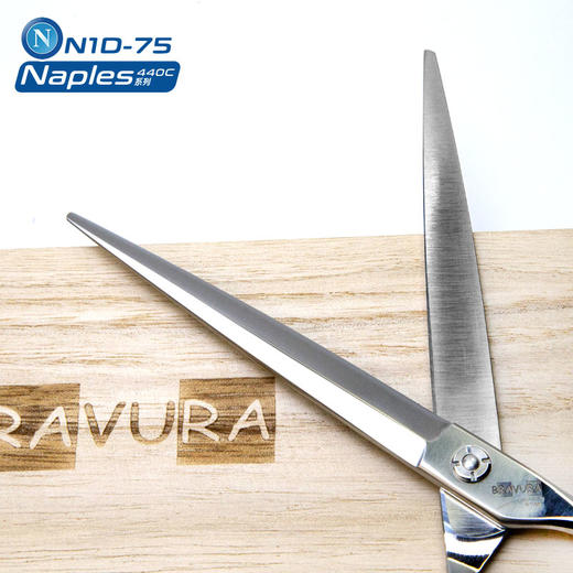 剑型直剪 7.5寸 N1D-75综合剪 N意大利BravuraGroom-那不勒斯Naples系列 商品图1