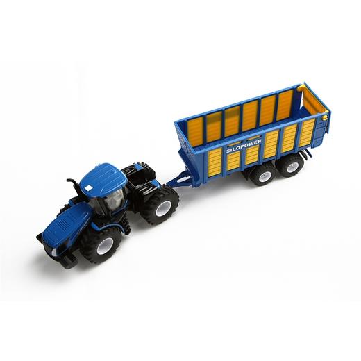 SIKU 纽荷兰T9.560拖拉机带青贮饲料拖车SKUC1947 商品图4