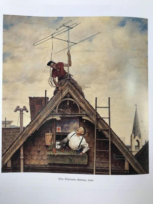 诺曼·洛克威尔美国人民画集（馆藏） 156幅插图（133幅彩色） 精装大16开 商品图8