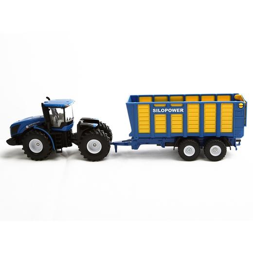 SIKU 纽荷兰T9.560拖拉机带青贮饲料拖车SKUC1947 商品图0