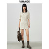VIMAGE/纬漫纪春季新款通勤百搭工装裙收腰显瘦连衣裙V1707348 商品缩略图6