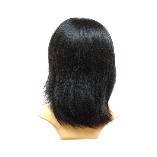 飞彩7寸黑色全人发带肩男士教练头 商品图3