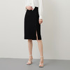 EITIE爱特爱秋冬新款优雅时尚高腰开叉百搭半身裙包臀裙女6706415 商品缩略图2