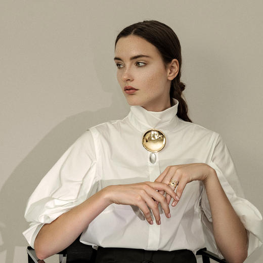 J.HARDYMENT | XL Round TP Drop Pendant Brooch [ 胸针 混色] 商品图2