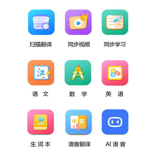 口袋学习机：D1义务教育版 赠 数据线 3岁+ AI 语音助手 可识别中英文 点读学习机  从小学到高中 在线同步视频 商品图4