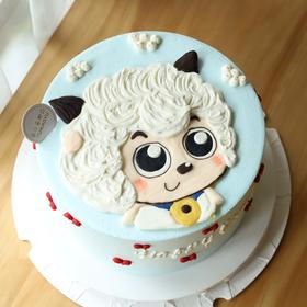 手绘可爱喜羊羊